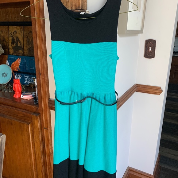 Madison belted glare dress.‎ I know I wore it once, but not sure about twice:) - Picture 1 of 4